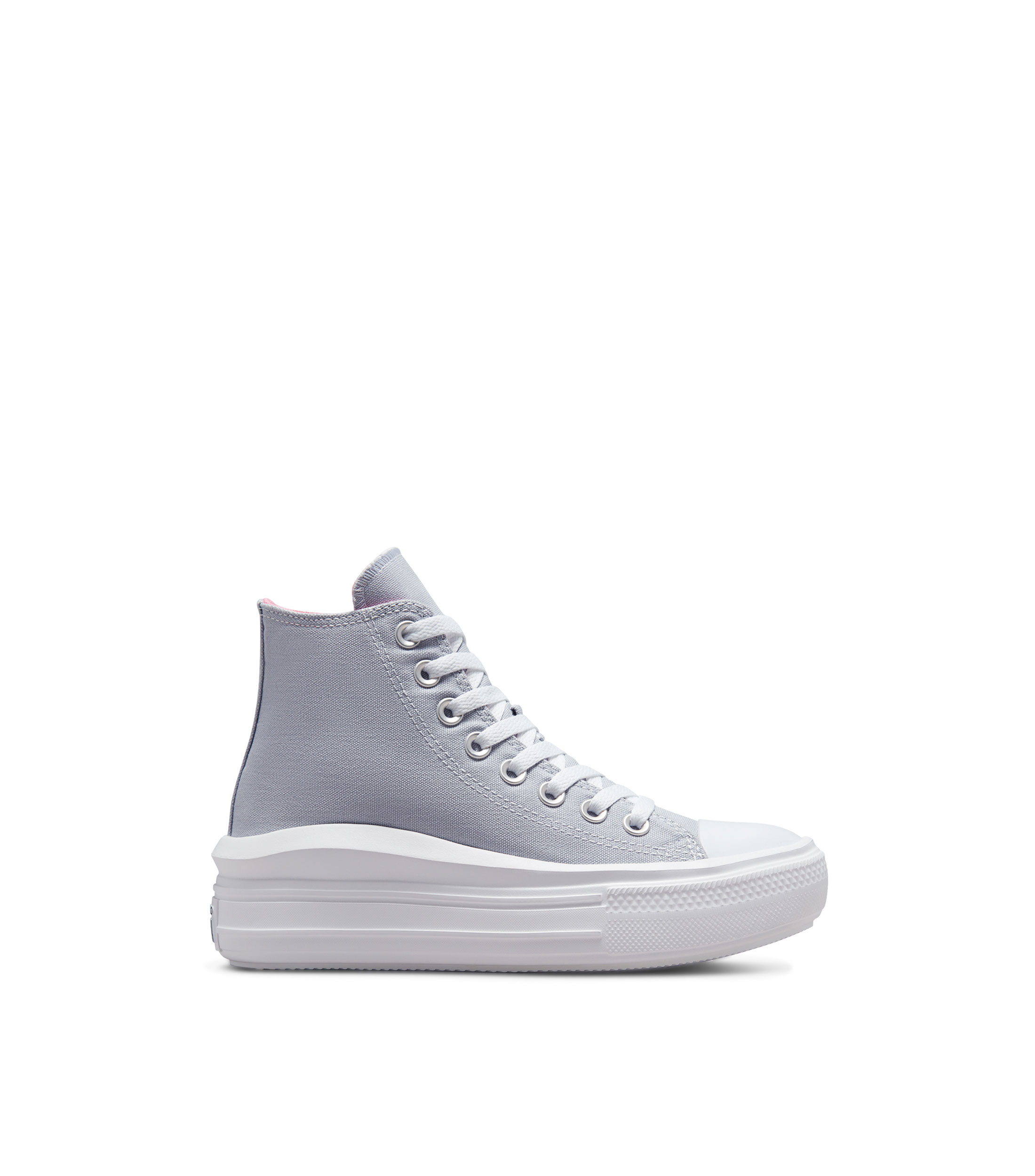 Converse grises best sale con plataforma